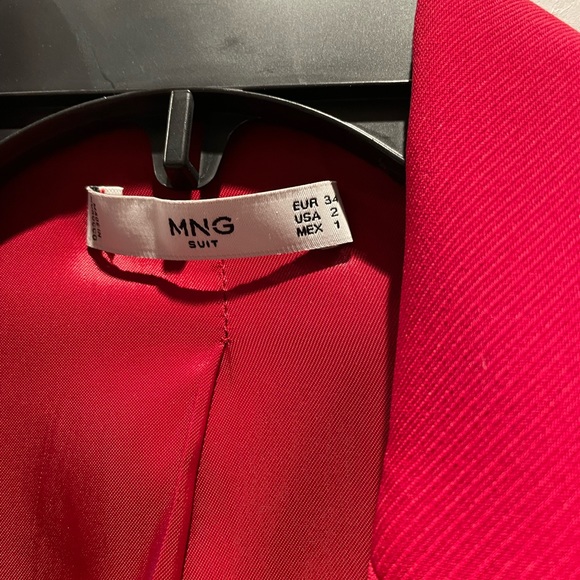 Mango red blazer, US size 2 - Picture 3 of 8